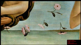 BOTTICELLI, Sandro
The Birth of Venus (detail)
c. 1485
Tempera on canvas
Galleria degli Uffizi, Florence
 