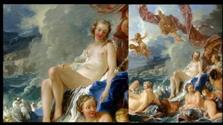 BOUCHER, François
The Birth of Venus also known as The
Triumph of Venus (detail)
1740
Oil on canvas, 130 x 162 cm
National...