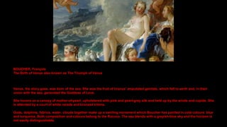 The Birth of Venus in paintings