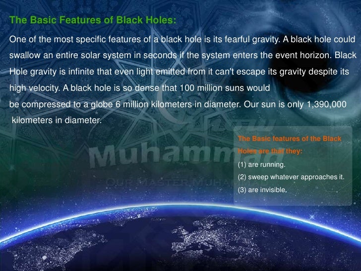 The Black Hole In Science And Quran Ver1
