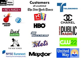 Customers
 all unsolicited
 