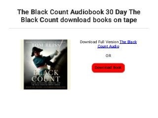 the black count book the black count book