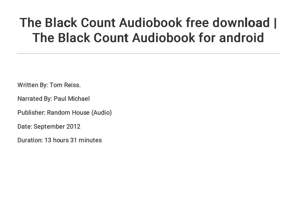 the black count the black count