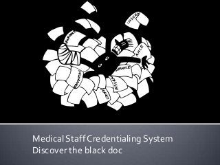 Medical Staff Credentialing System
Discover the black doc
 
