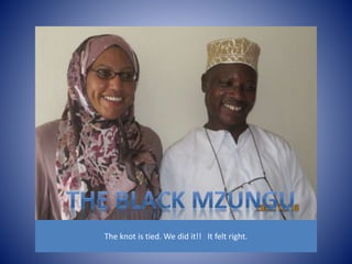 The knot is tied. We did it!! It felt right. 
 