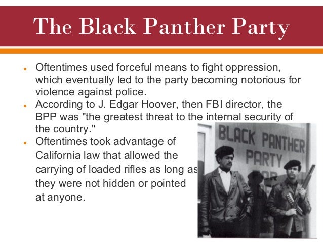 an introduction to the black panther a militant organization of blacks founded in oakland The black panther party or bpp originally the black panther party for self-defense was a black revolutionary socialist organization active in the united states from 1966 until 1982 they. an introduction to the black panther a militant organization of blacks founded in oakland The black panther party or bpp originally the black panther party for self-defense was a black revolutionary socialist organization active in the united states from 1966 until 1982 they.