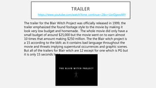 The blair witch project campaign 2