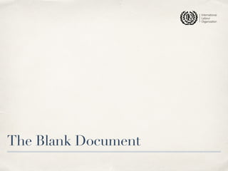 The Blank Document
 