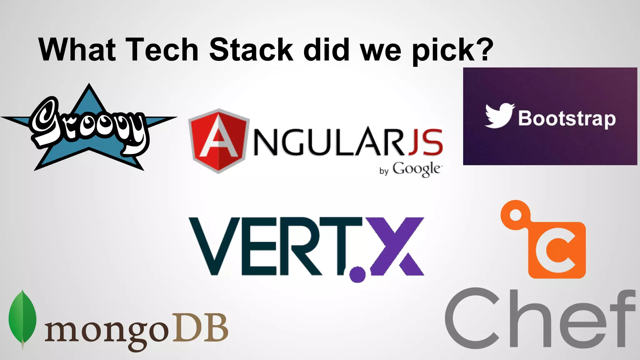What Tech Stack did we pick?

 