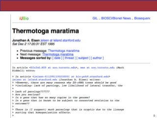 Slides by Jonathan Eisen for BIS2C at UC Davis Spring 2014 5
 