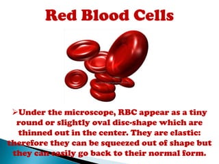 Oval Rbc The blood | PPTX