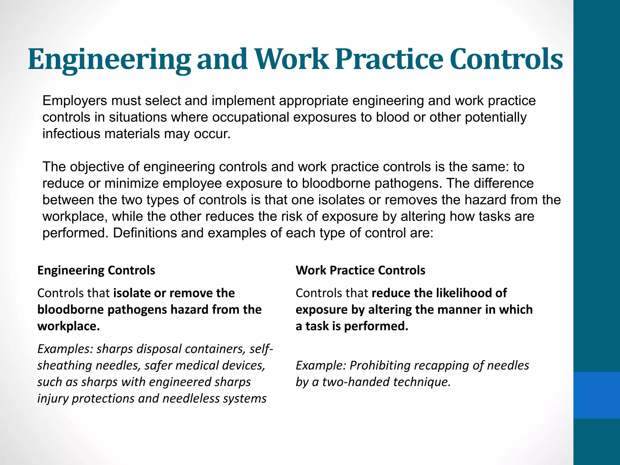 The bloodborne pathogen standard final | PPSX