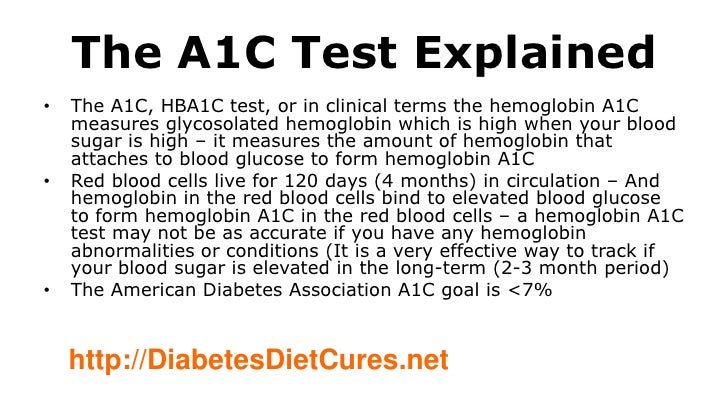 The Blood Sugar Test Called The A1C Test