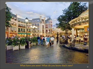 What have you seen? What do you know that’s new? 