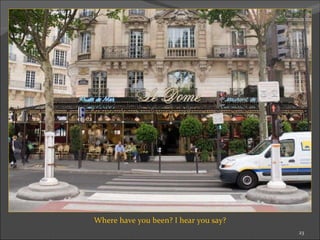 Where have you been? I hear you say? 