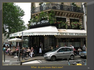 What  do you know that’s new? 