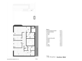 50Piso 3494846472545444243404139T6 (Duplex)Área Bruta:  400m2