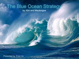 The Blue Ocean Strategy
                   by: Kim and Mauborgne




Presented by: Evan Uy
 
