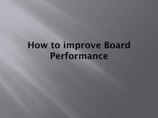 Roles and Functions of Board of directors | PPTX