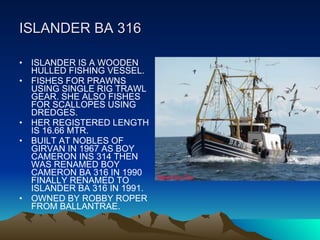 The Boats That Fish From Troon Harbour | PPT