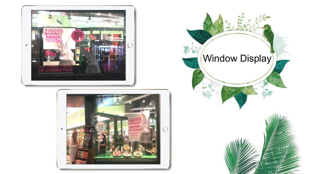 The body shop store layout ppt