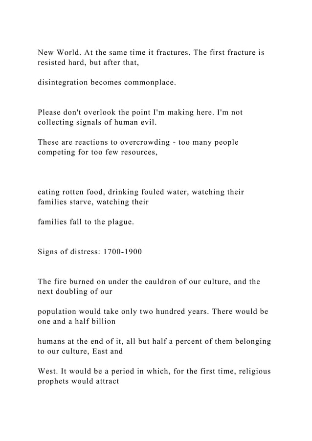 The Boiling Frog Theory on Population Systems thinkers .docx