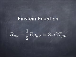 Einstein Equation
 