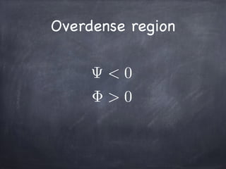 Overdense region
 