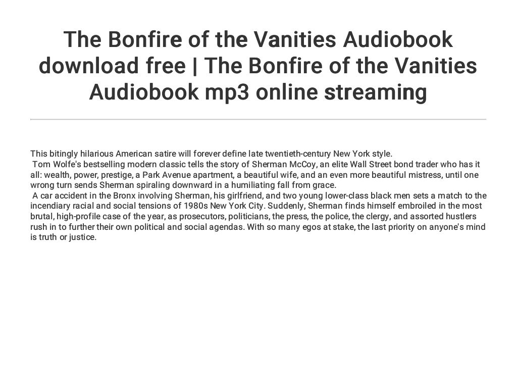 bonfire of the vanities sparknotes bonfire of the vanities sparknotes