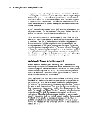 Achieving Economic Development Success: Tools That Work