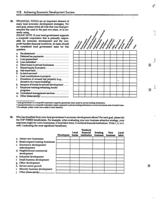 Achieving Economic Development Success: Tools That Work