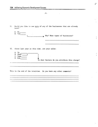 Achieving Economic Development Success: Tools That Work