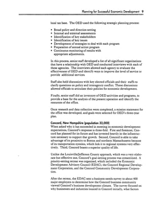 Achieving Economic Development Success: Tools That Work