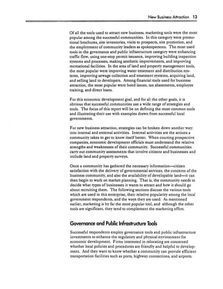 Achieving Economic Development Success: Tools That Work