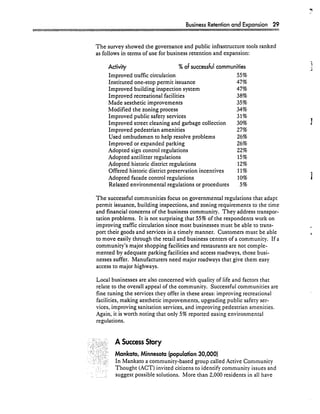 Achieving Economic Development Success: Tools That Work