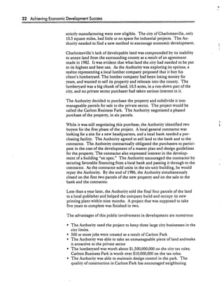 Achieving Economic Development Success: Tools That Work