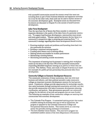 Achieving Economic Development Success: Tools That Work