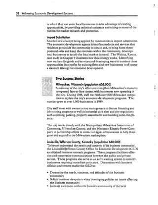 Achieving Economic Development Success: Tools That Work