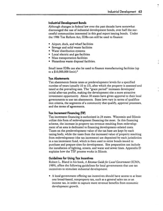 Achieving Economic Development Success: Tools That Work