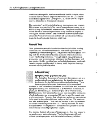 Achieving Economic Development Success: Tools That Work