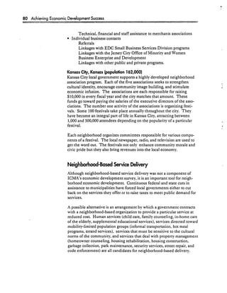 Achieving Economic Development Success: Tools That Work