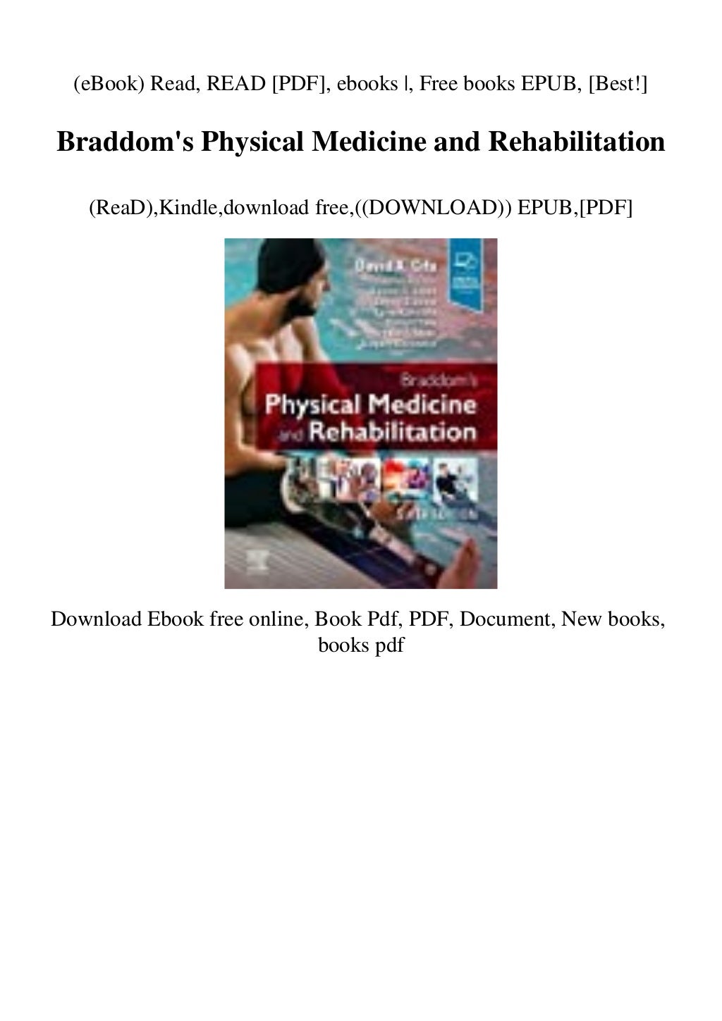 The Book Braddom's Physical Medicine and Rehabilitation Book Pdf