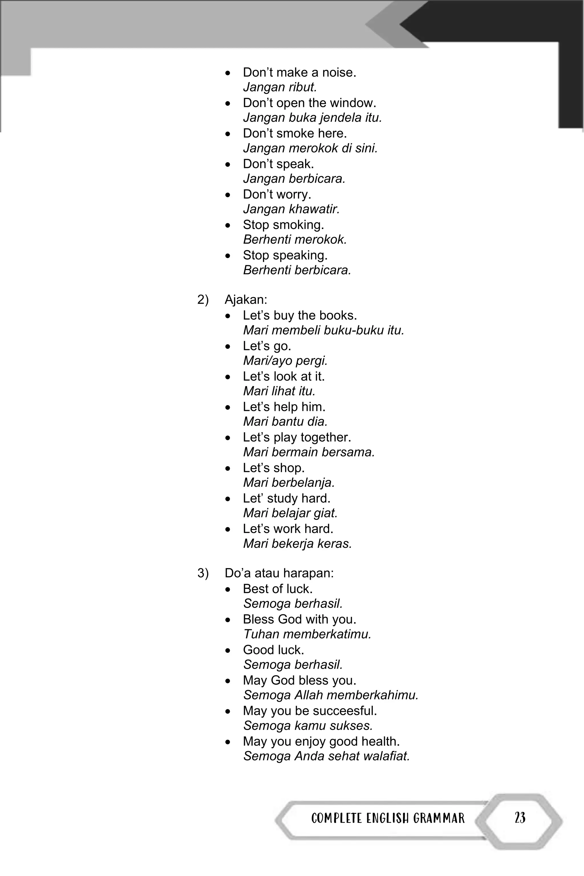 The Book Of Complete English Grammar Tata Bahasa Inggris Lengkap Pdf