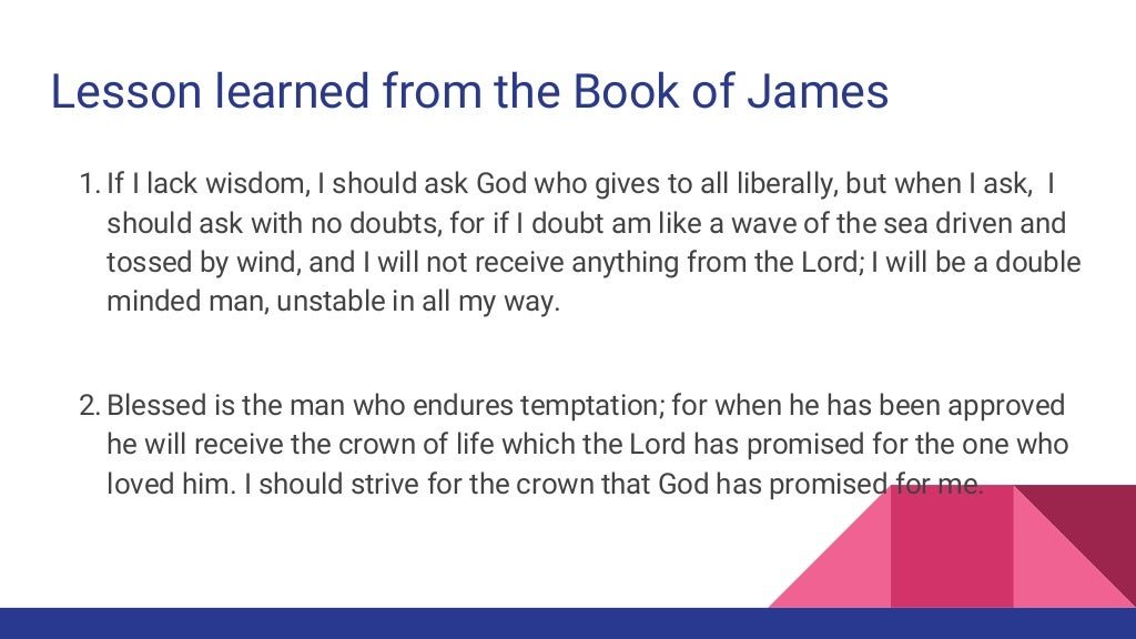 The Book Of James