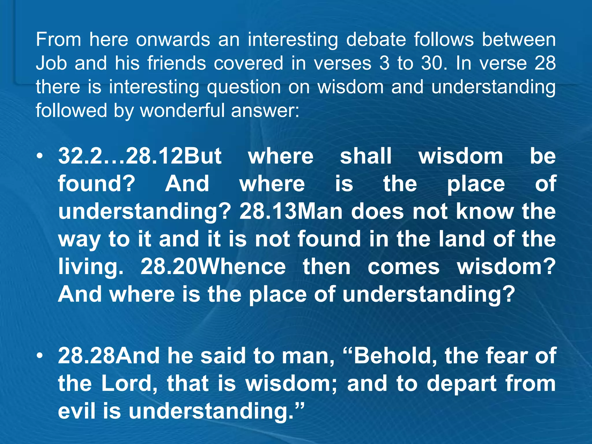 The Book of Job | PPTX