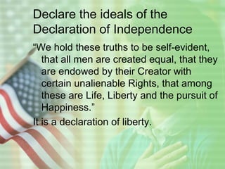 declaration of independence we hold these truths art 1
