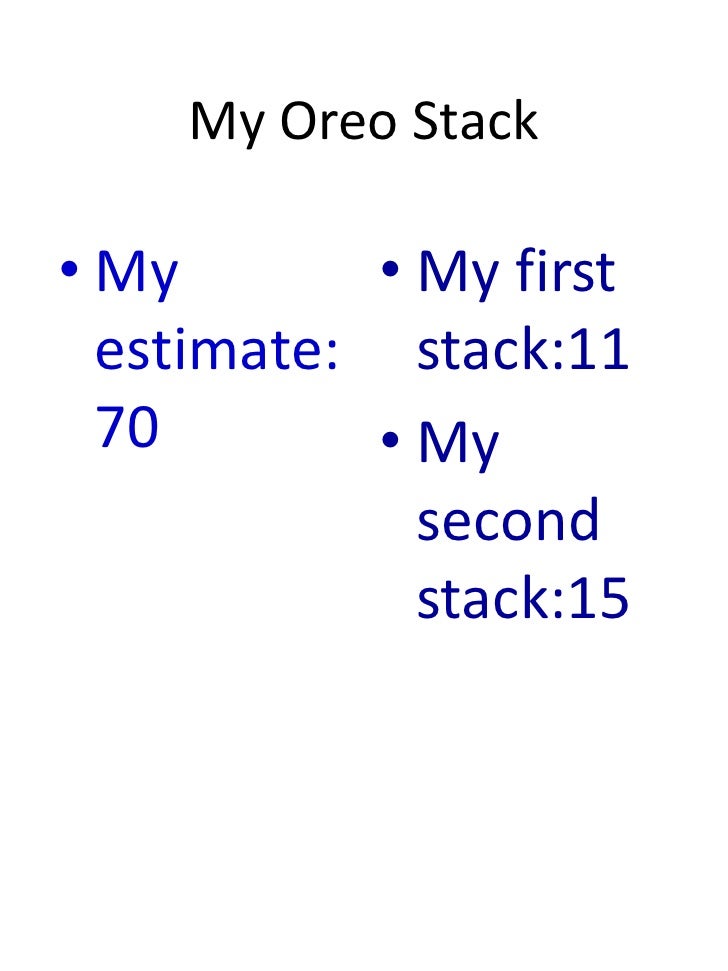 The book of oreos
