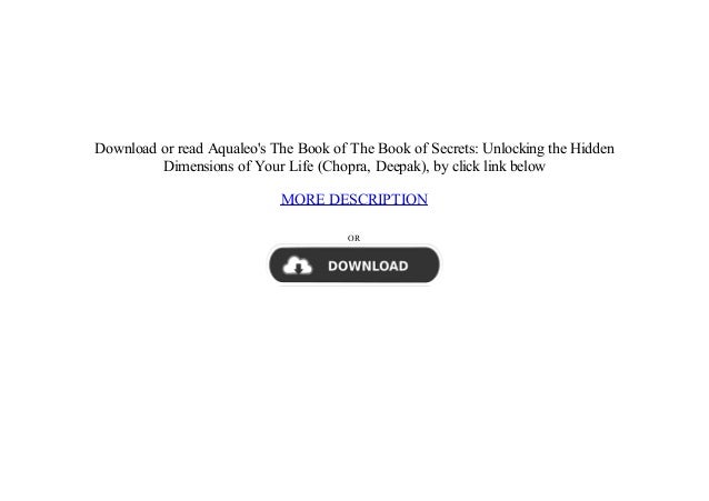 Pdf The Book Of Secrets Unlocking The Hidden Dimensions Of Your Li Pdf The Book Of Secrets Unlocking The Hidden Dimensions Of Your Li