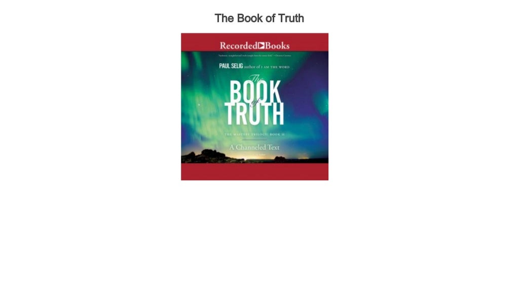 The Book of Truth free audiobooks online