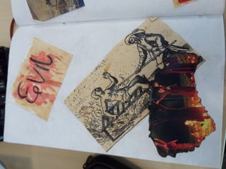 The book prop ’and the pages inside